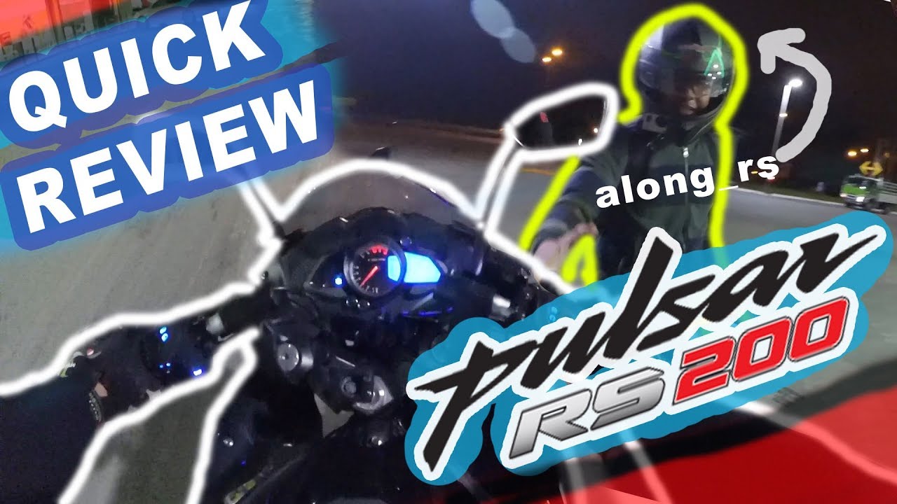 QUICK REVIEW | MODENAS PULSAR RS 200 | JUMPA MOTOVLOGER BARU