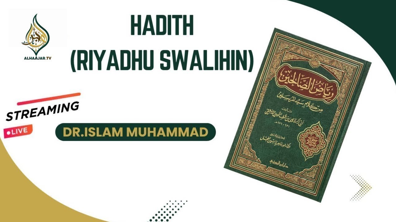📺🔴#LIVE: DR.ISLAM MUHAMMAD || TAFSIRI YA RIYAADH -US- SAALIHIN || MASJID AZHAR MOMBASA COUNTY.