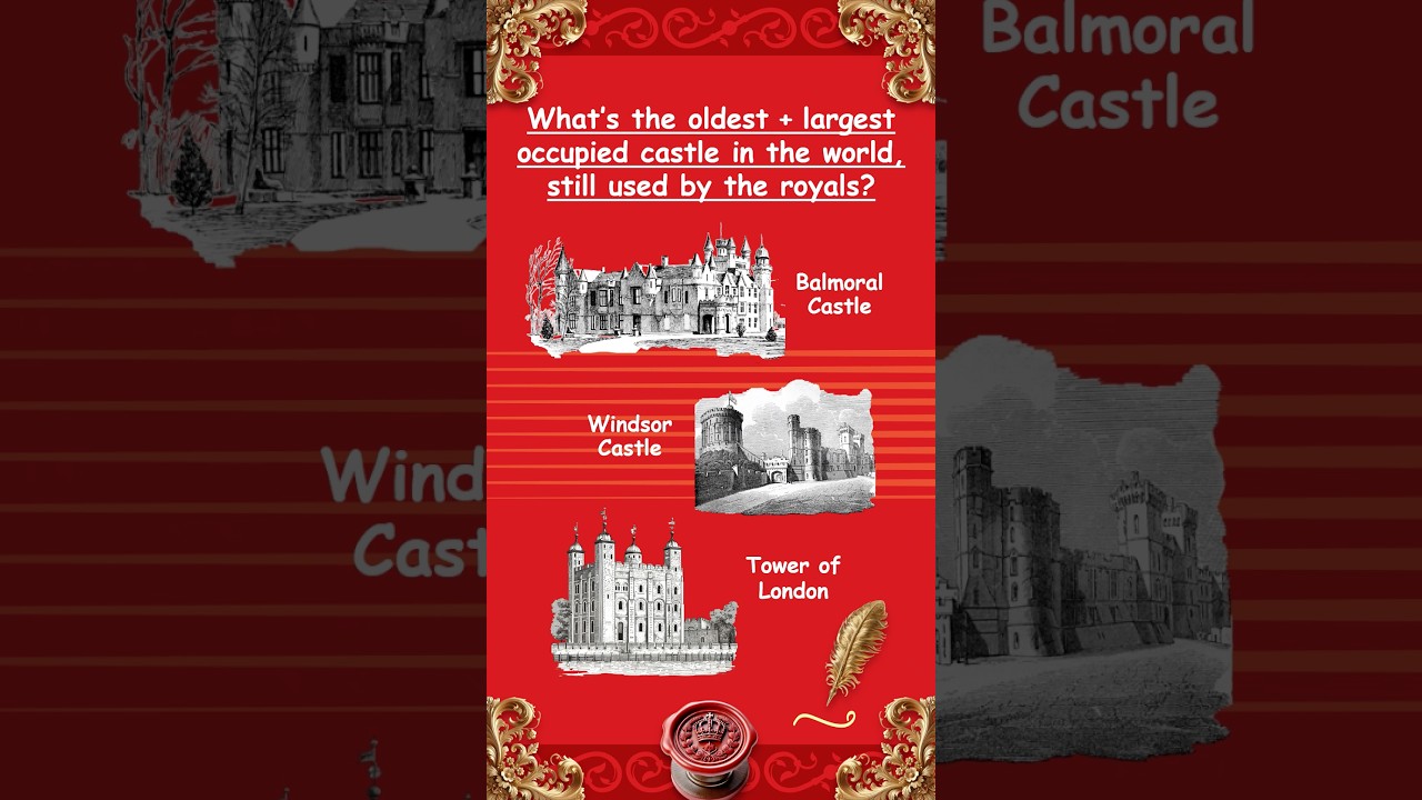 Most Famous Castle Still Used by Royals Revealed! 👑 British Monarchy Trivia Quiz