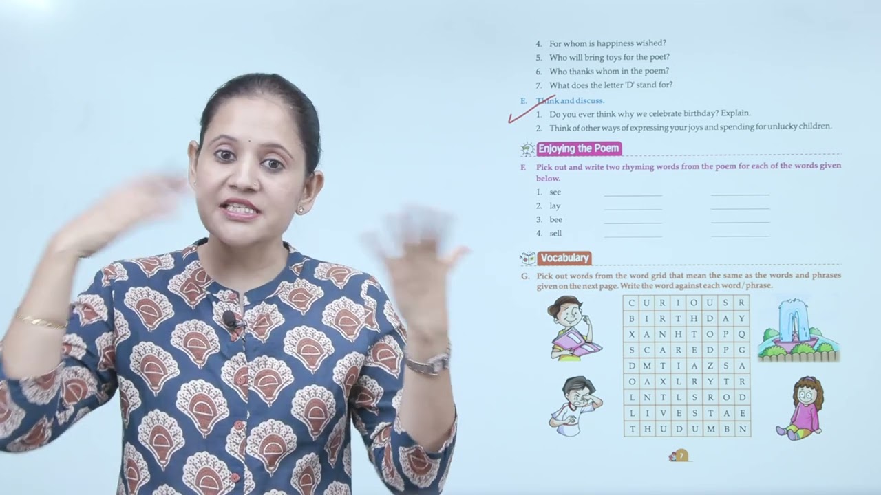 Ch 1 | English | Class 2 | My Birthday | For children