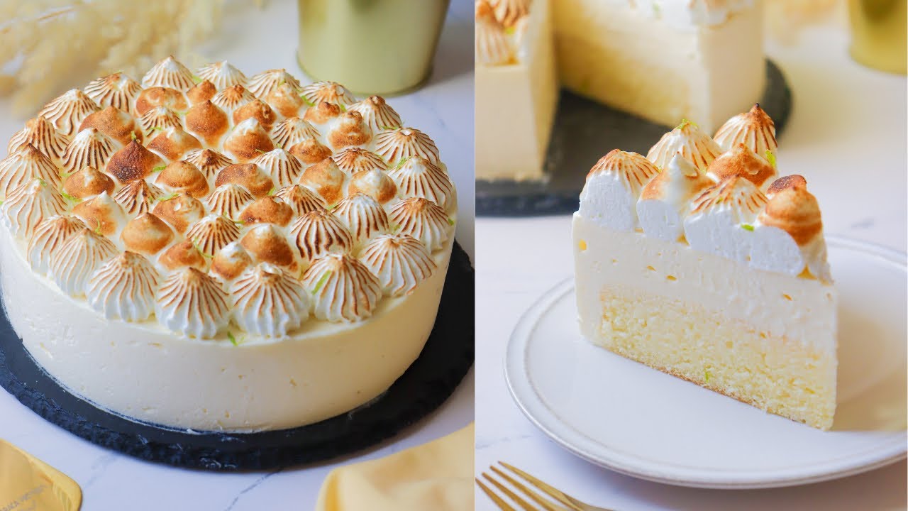 كاطو كلاصي بالحامض لذيذ و منعش و الاهم سهل التحضير  🍋‍🟩 gateau nuage citron
