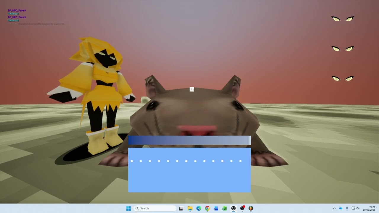 Prototyping playthrough