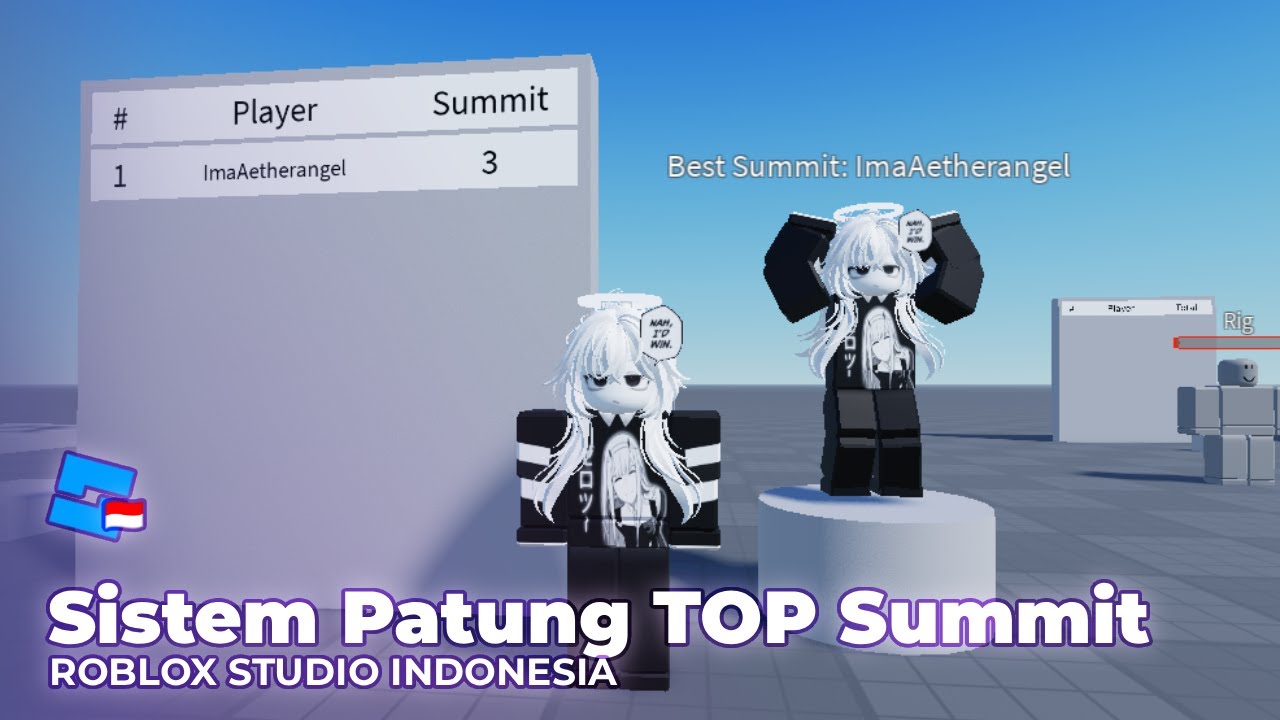 [FREE MODEL] Sistem Patung TOP Summit | Roblox Studio Indonesia
