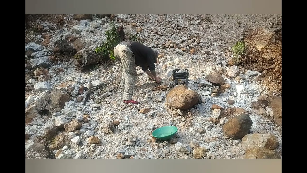 Collecting Pyrite Crystals 