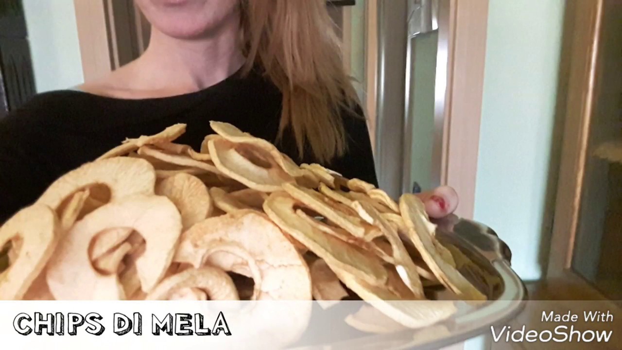 Sbuccia e taglia mele! Chips di mele!