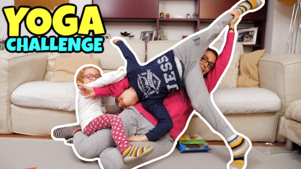 YOGA CHALLENGE Famiglia GBR con lo Yoga Spinner Game