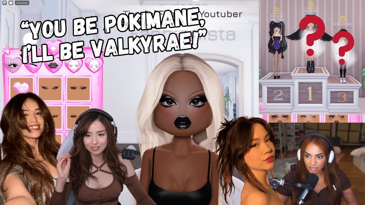 Jodi and Sydeon RECREATES Pokimane and Valkyrae in DRESS TO IMPRESS!