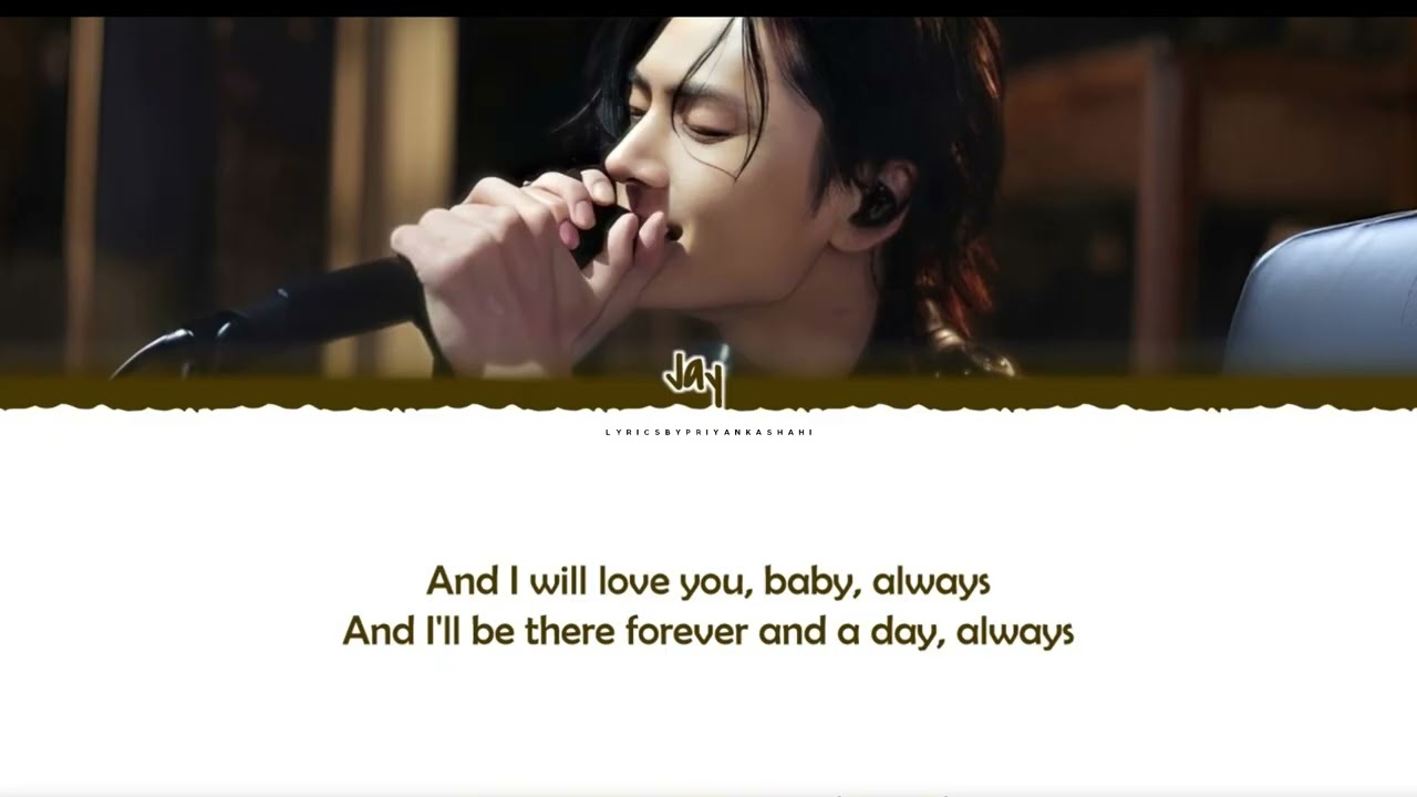 JAY (ENHYPEN) - 'Always 1995 Wembely Ver.' Lyrics Original Song by Bon Jovi (Color Coded Lyrics)