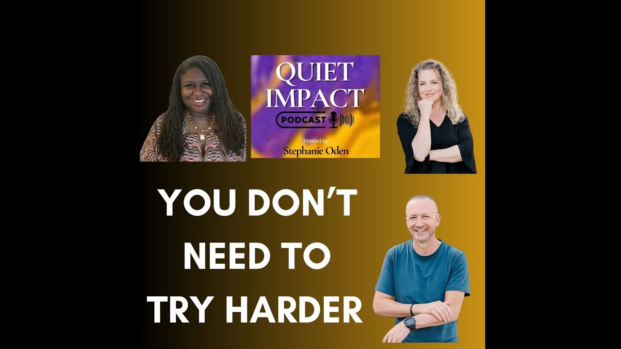 Quiet Impact Podcast:  The Burnout Cure Isn't More Discipline. It's THIS!