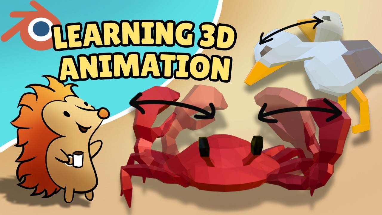 I Tried Making My First 3D Animated Character