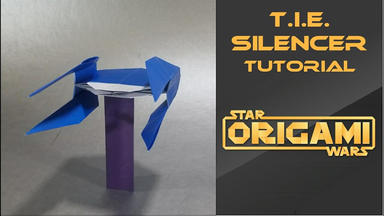 Star Wars Origami Tutorial: Kylo Ren's T.I.E. Silencer