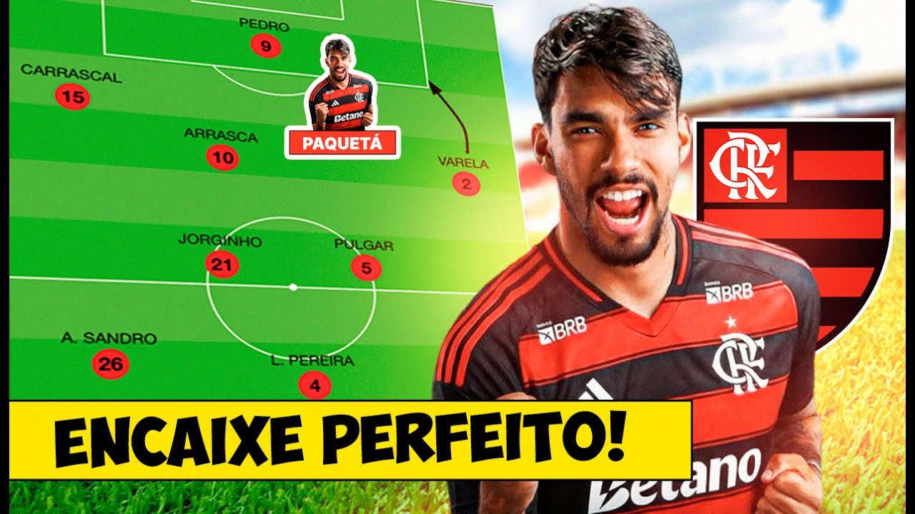 COMO O PAQUETÁ VAI JOGAR (E MUDAR) O FLAMENGO | ANÁLISE TÁTICA COMPLETA