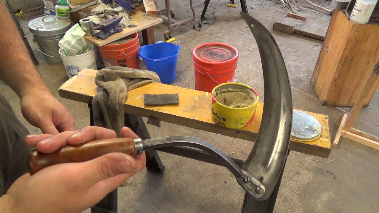 Restoring and Sharpening an Old Grass Hook Sickle