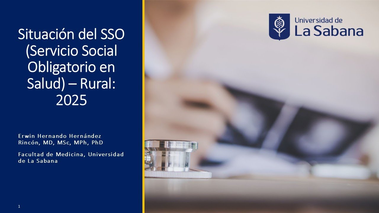 Situación del SSO (Servicio Social Obligatorio en Salud) – Año Rural en Colombia: 2025