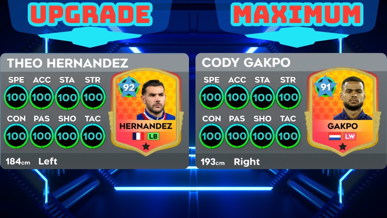 DLS 26 | UPGRADE ✅ Th&eacute;o Hernandez 82 & Cody Gakpo 81 ( NEW ) .  Dream League Soccer 2026