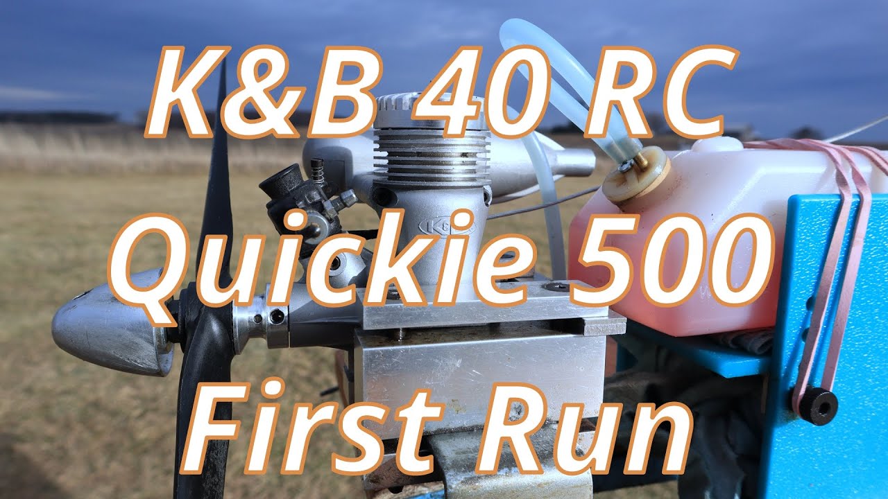 K&B 40 RC Quickie 500 First Run