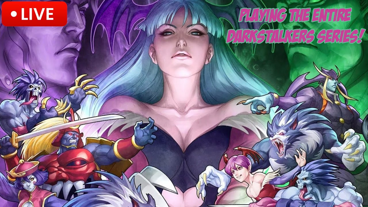 Spooky Stream! Darkstalkers - Playing the Series for RetroAchievements!