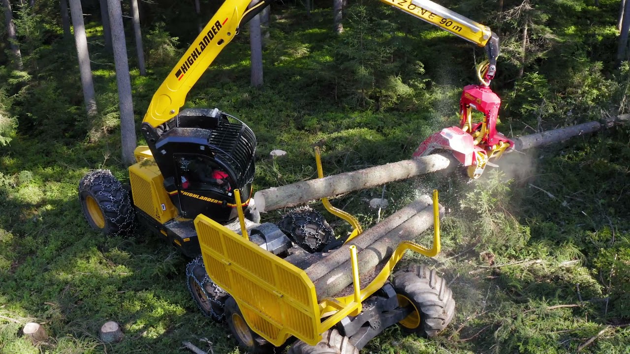 HIGHLANDER mit Rungenkorb - KONRAD Forsttechnik