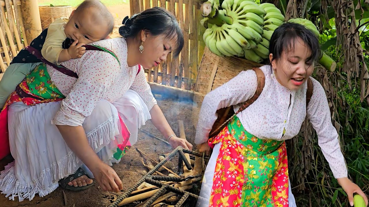 Single Mother 23 Years Old - Raising 3 Daughters Alone & Joy of a Young Mother