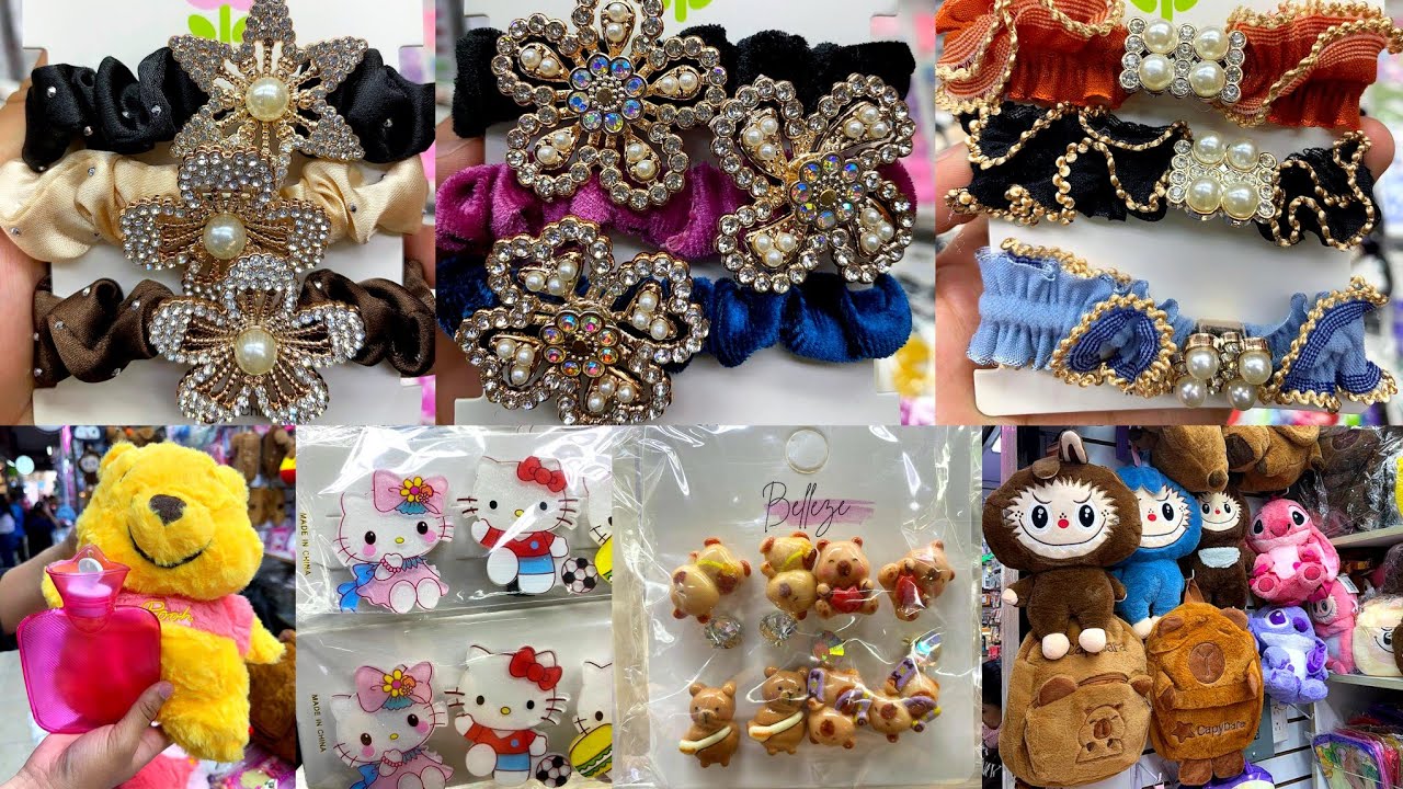 🥰 Lo mismo que en INTERNET pero mas ECONOMICO 💸 Accesorios de Cabello SUPER BONITOS para vender 