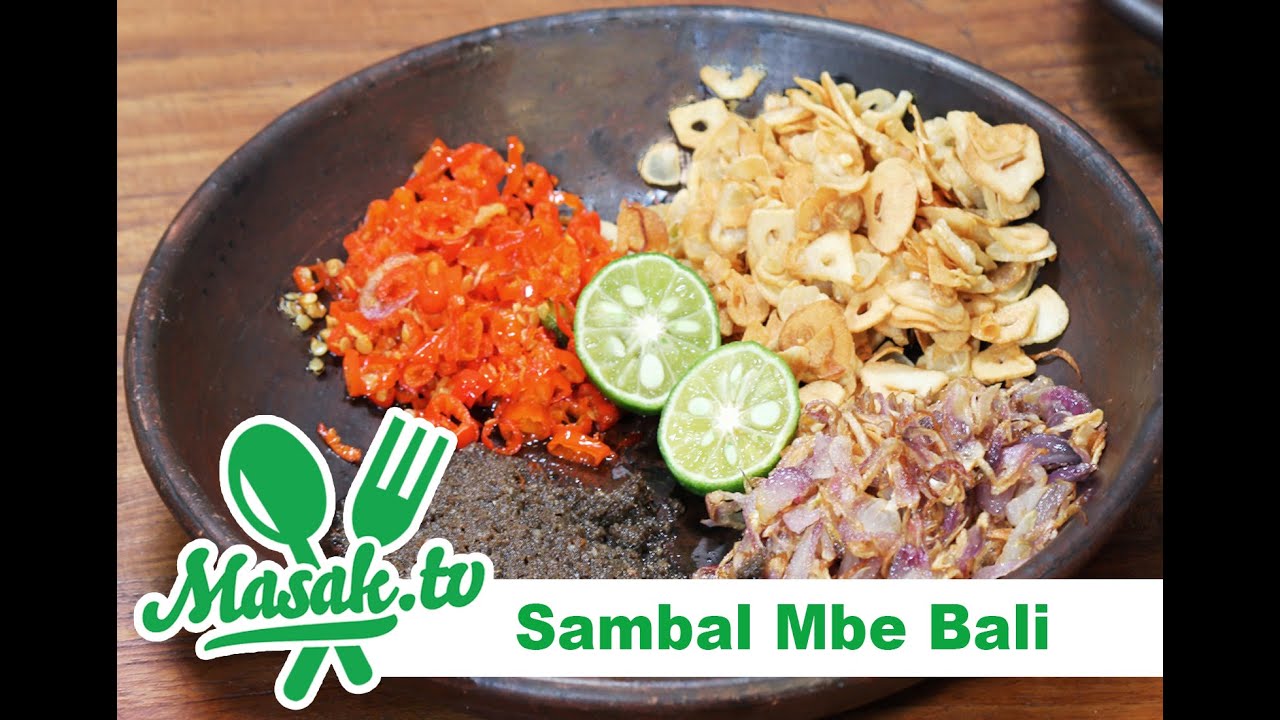 Sambal Mbe Bali oleh chef Henry Bloem