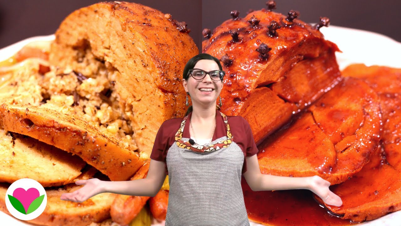 2 Easy Vegan Thanksgiving Mains - Tofurky Roast & Plant Based 'Ham'