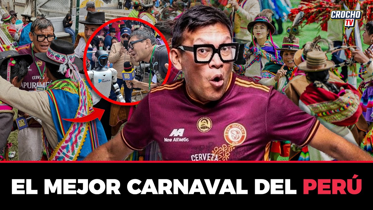 🎭🎉 &iexcl;ESTOS CARNAVALES SON UNA LOCURA! EL M&Aacute;S GRANDE SE CELEBRA EN  ANDAHUAYLAS | CROCHO TV CLIPS