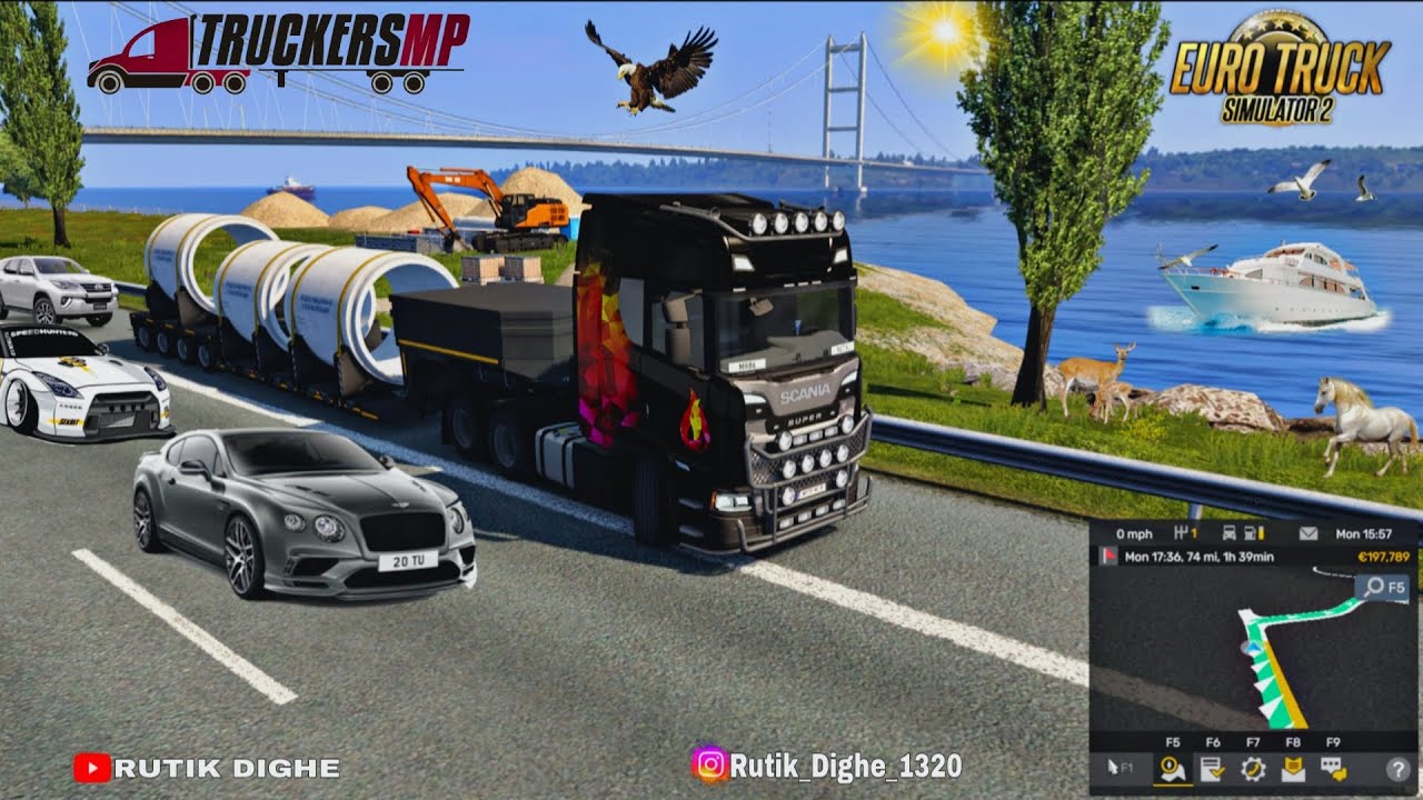 TruckersMP Live|Euro trucke simulator2|ETS2@rutikdighe