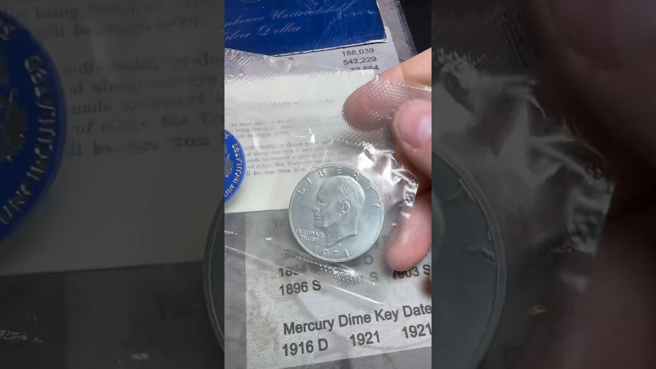 These Ike Dollar Coins are Silver