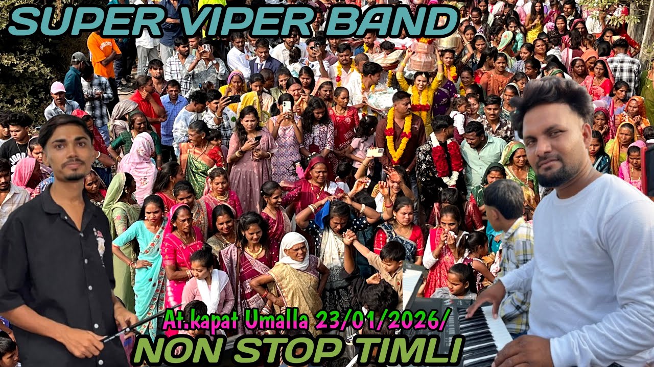 SUPER VIPER BAND NON STOP TIMLI KHATALI AT.KAPAT UMALLA VIREL VIDEO #rahulofficiyal 