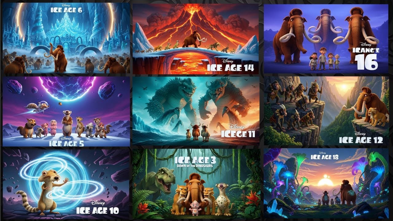 Ice Age All Movies 2000–2100 FULL Timeline Explained!| Fan made future