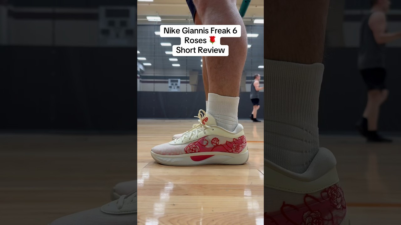 NRG x Nike Giannis Freak 6 &ldquo;Roses&rdquo; On Feet & In Hand Looks - Short Review #shorts #greekfreak