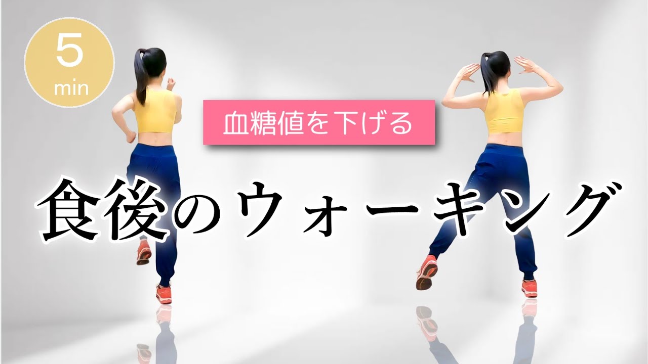 【糖尿病予防＆ダイエット】血糖値を下げる食後の運動／室内ウォーキング #295