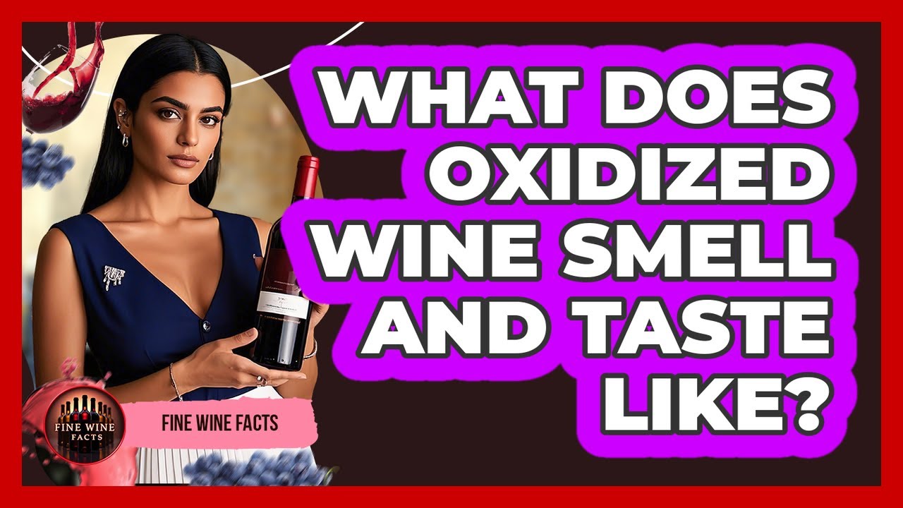 What Does Oxidized Wine Smell And Taste Like? - Fine Wine Facts