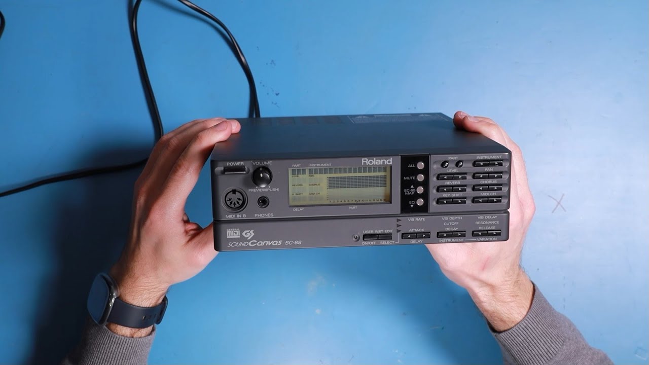 Roland SoundCanvas SC-88 - Teardown and Repair