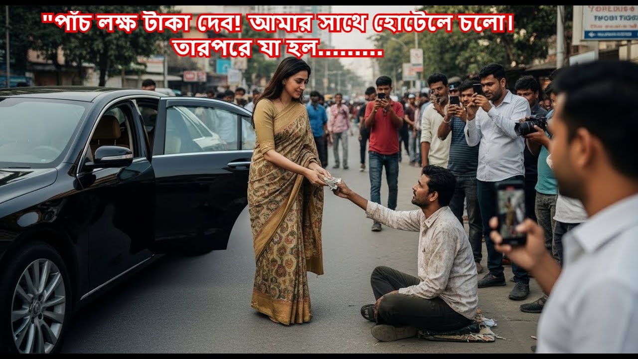 ভিখারিকে কেন এমন প্রস্তাব দিলেন কোটিপতি মহিলা? #banglagolpo #emtionalstory #hearttouching #bangla