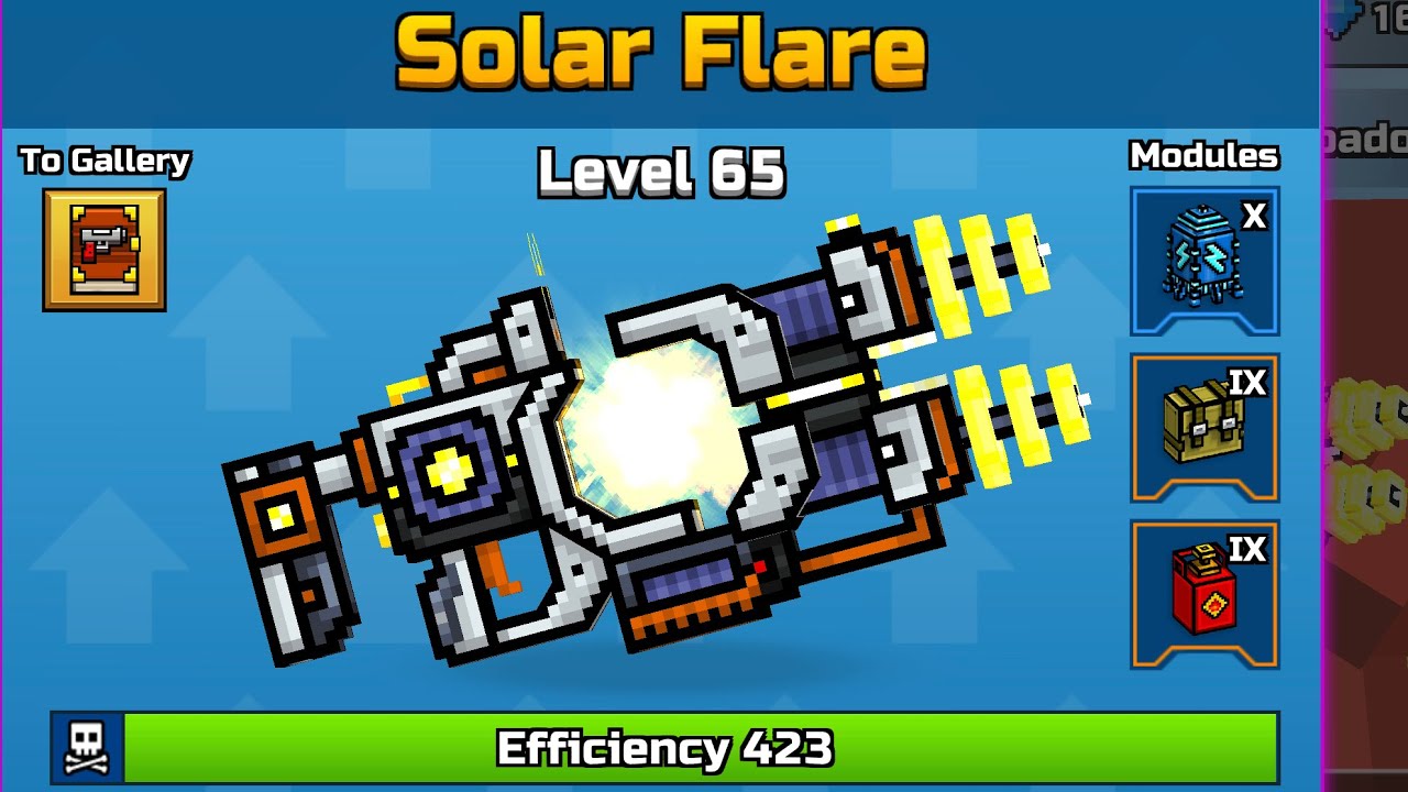 Solar Flare with High Modules is OP! Get it from the Trader’s Van!|Pixel Gun 3D Gameplay
