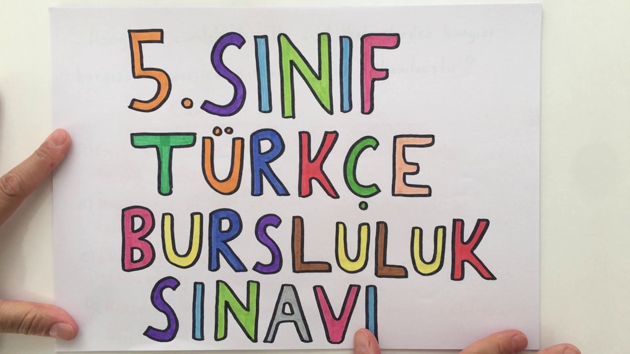 5. Sınıf İOKBS TÜRKÇE/Bursluluk Sınavı Soru Benzerleri