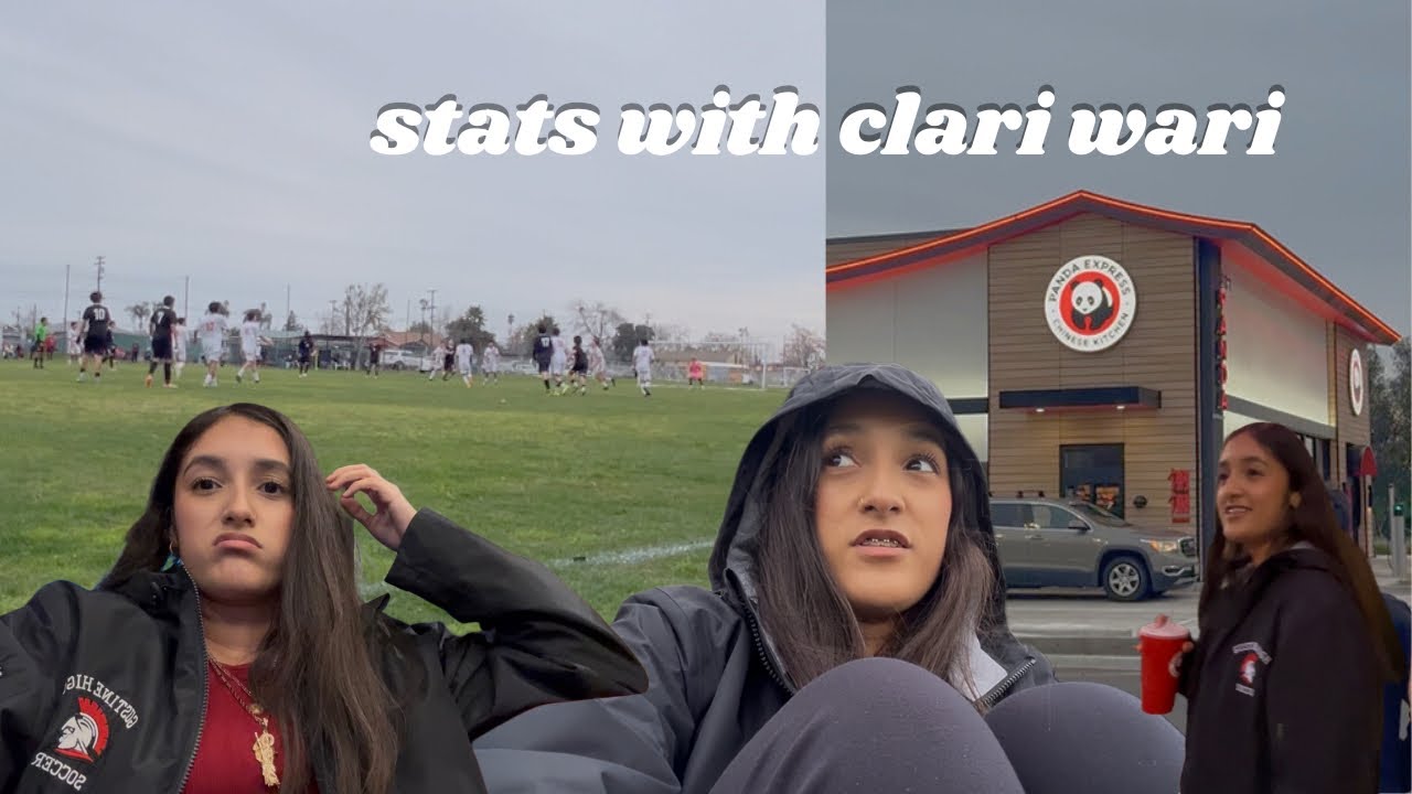 Game day!! Soccer stats w/ Clari Wari 