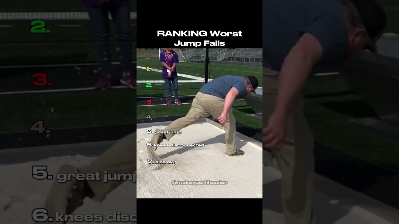 Ranking The Worst Jump Fails