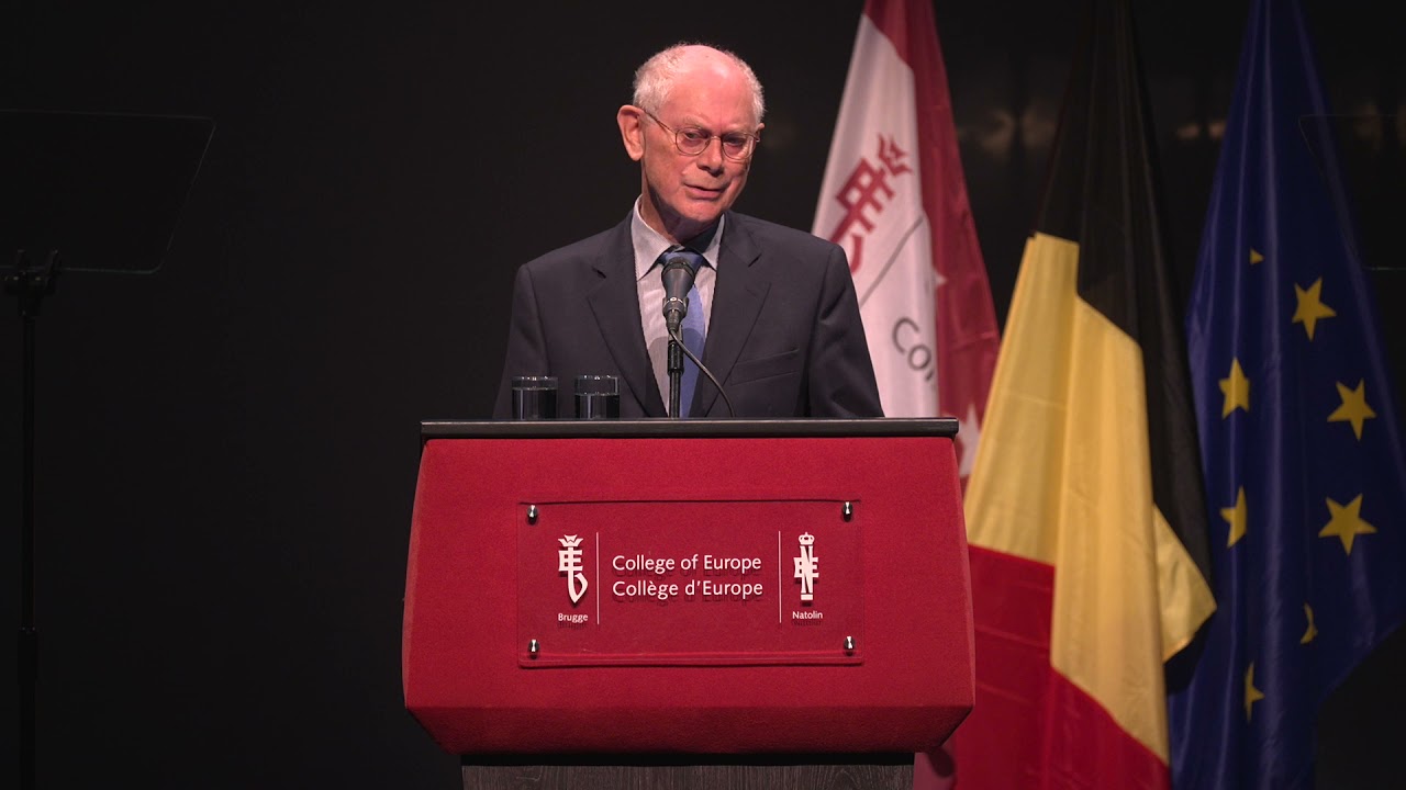 Speech Mr Herman Van Rompuy - Opening Ceremony 2021 Vogel-Polsky Promotion - Bruges Campus