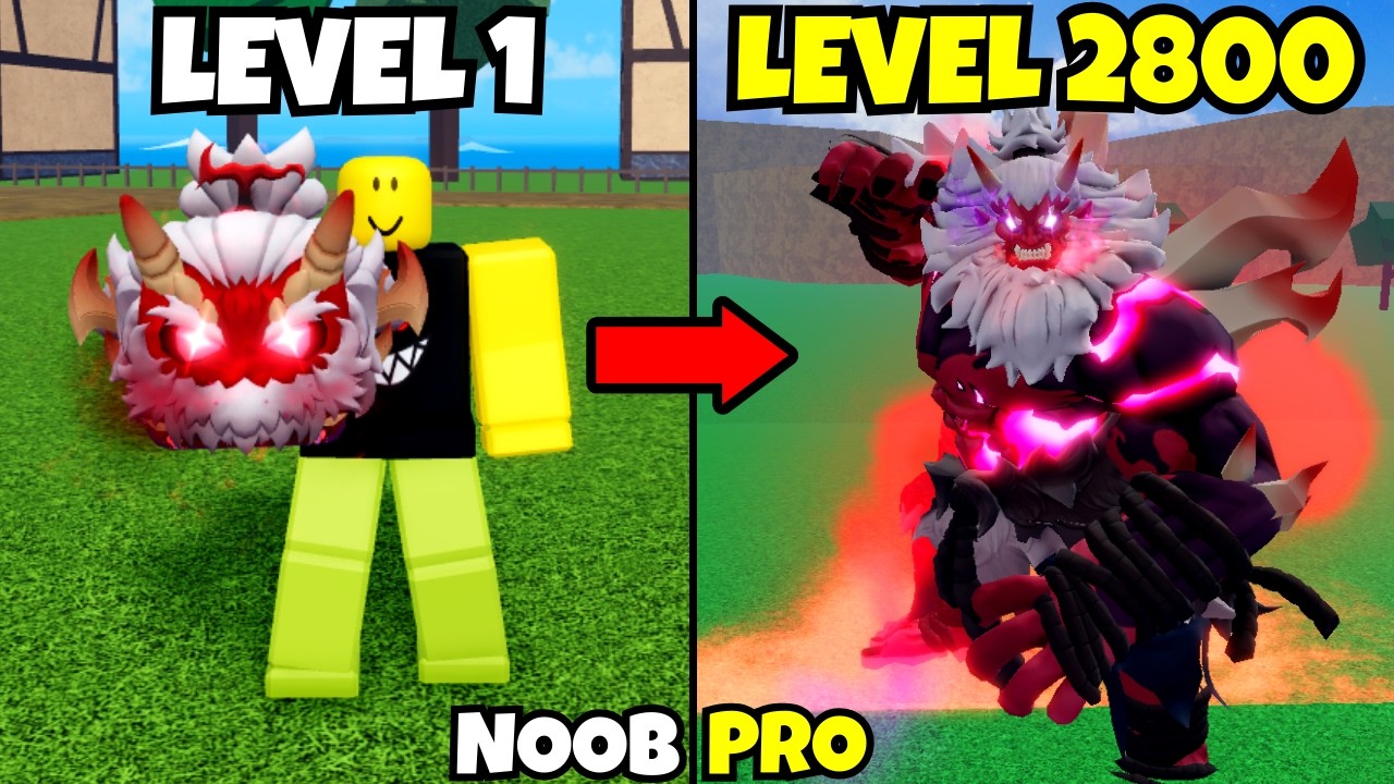 Went from Noob to Max using Fiend Yeti in Blox Fruits Noob to Pro!