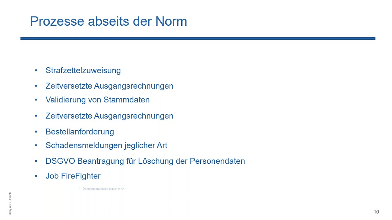 JobRouter – Prozesse abseits der Norm DSGVO Prozess
