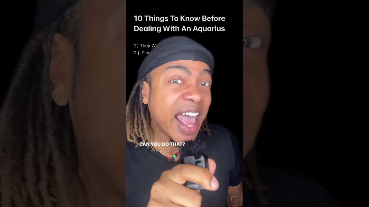 10 Things To Know Before Dealing With An Aquarius #aquarius  #zodiac #astrology