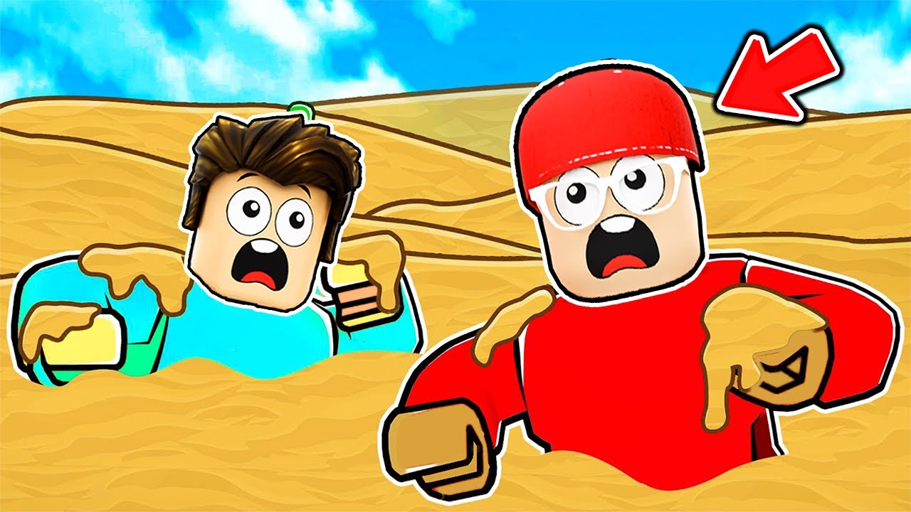 النجاة من الرمال المتحركة في روبلوكس 😱🔥!! ROBLOX