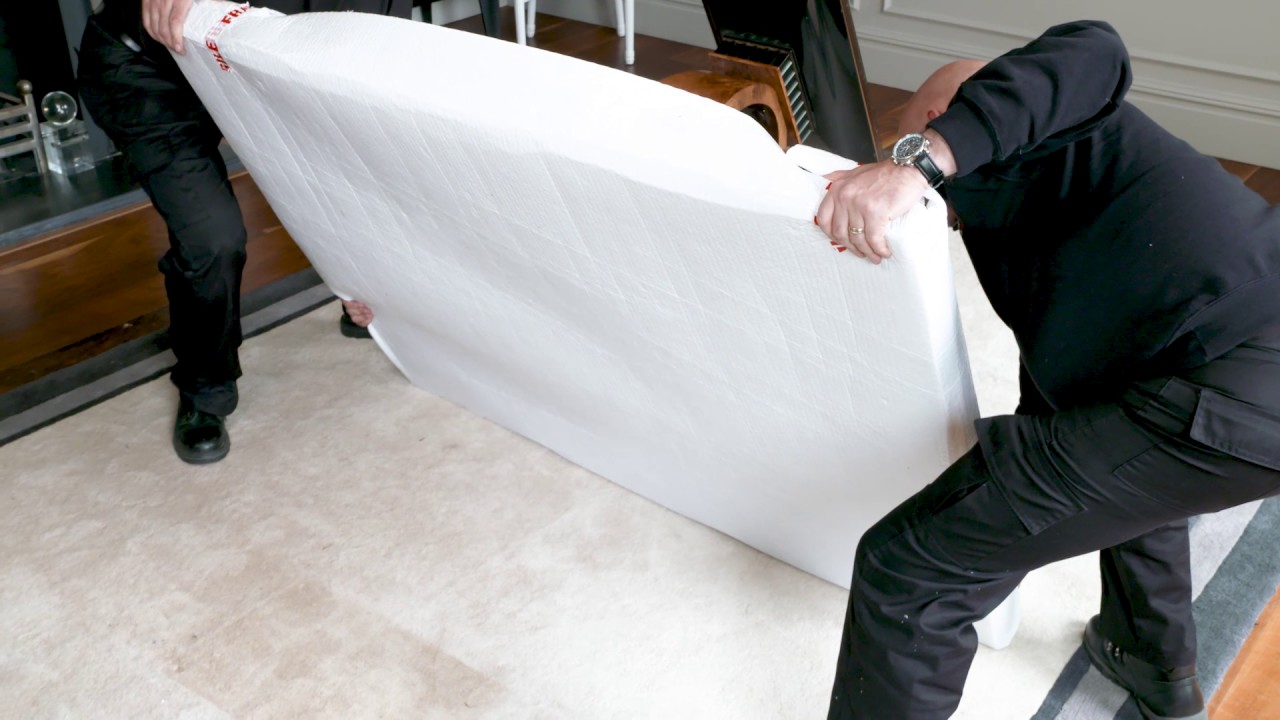 How to dismantle and pack large dining table