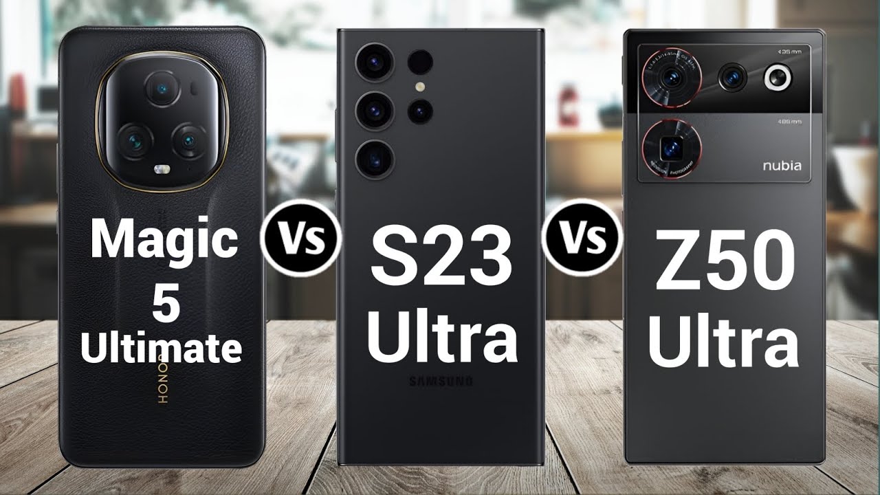 Honor Magic 5 Ultimate Vs Samsung Galaxy S23 Ultra Vs ZTE Nubia Z50 Ultra || Full Comparison ||
