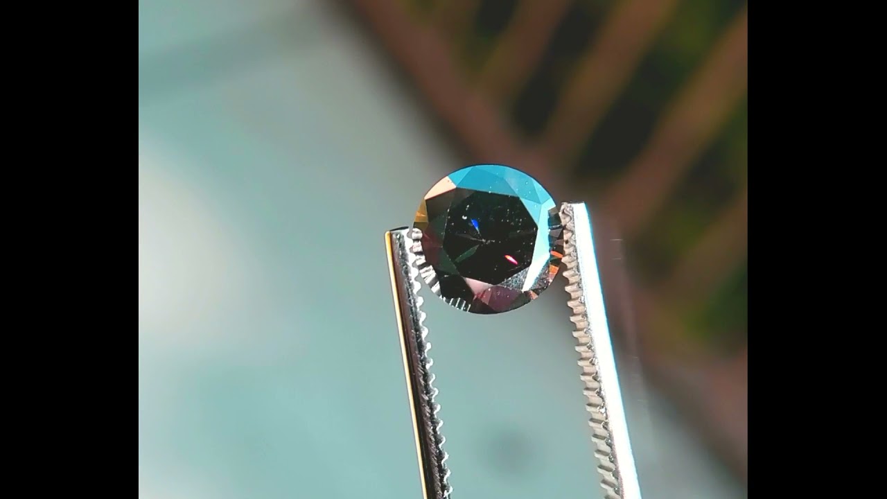 2 10 Deep Purple blue lab grown diamond