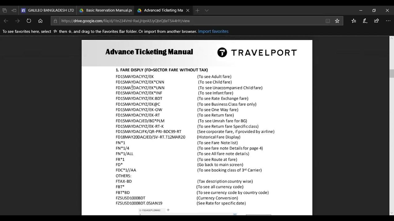 Travelport+ Advanced Training| Reissue and Refunds | Bengali