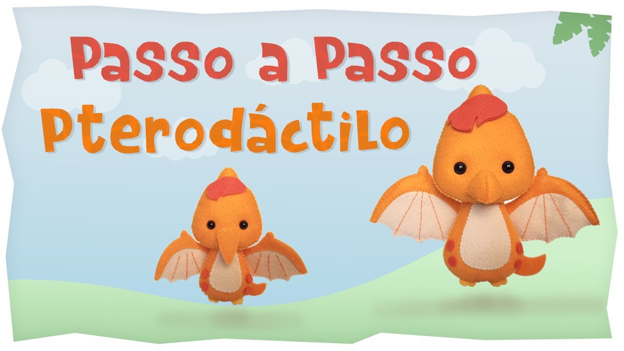 Passo a Passo - Dinossauro Pocket (Pterodáctilo 10 e 15 cm)